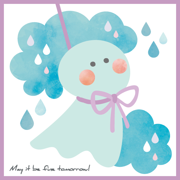 てるてる坊主イラスト
